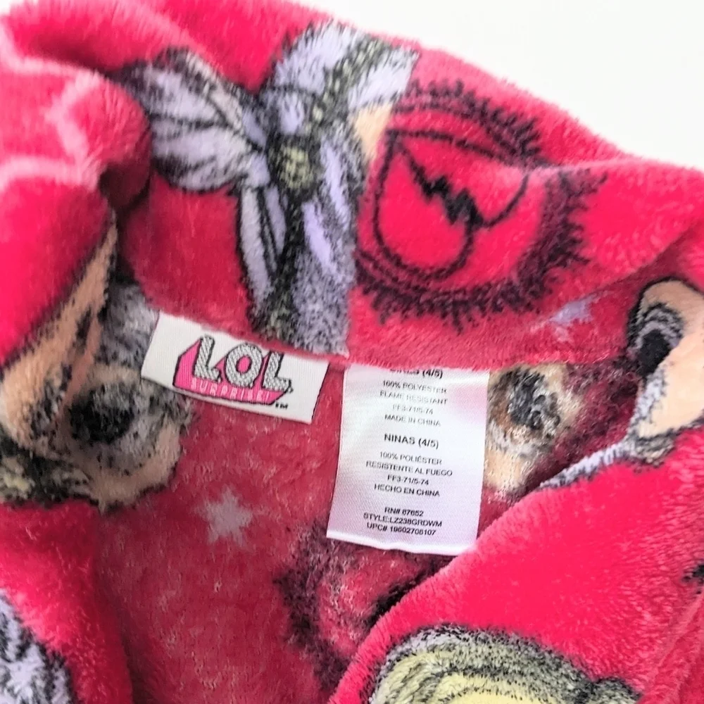 L.O.L. Surprise! Girls Long Sleeve Glam Robe